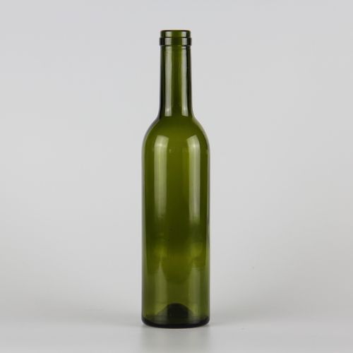 1002 - 375ml Cork Finish Bordeaux Wine Bottle - Classical Green