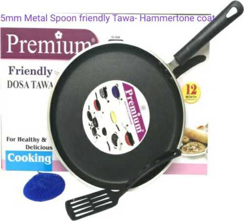 Metal Hammertone Coated Non Stick Tawa