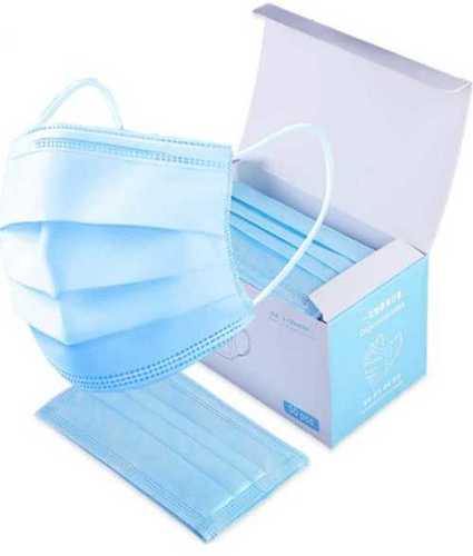 Blue 3 Layer Disposable Face Mask