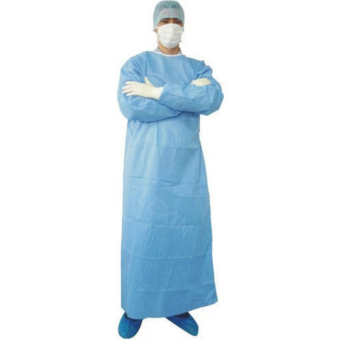 Full Sleeves Blue Surgical Gown