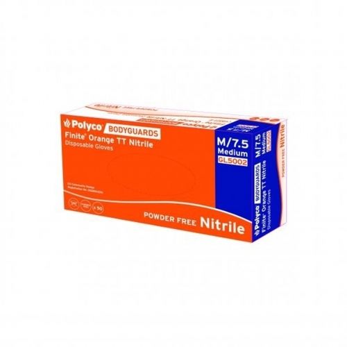 Gl500 Finite Orange Tt Nitrile Disposable Gloves Grade: Medical