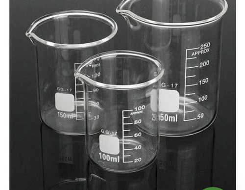 Laboratory Transparent Glass Beaker Application: Labs