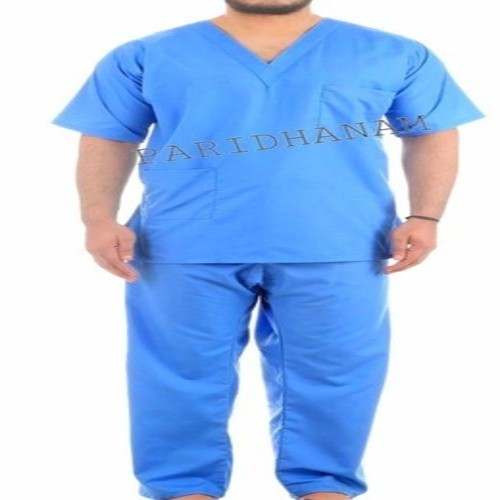 Blue Paridhanam Nurse Scrub Uniform