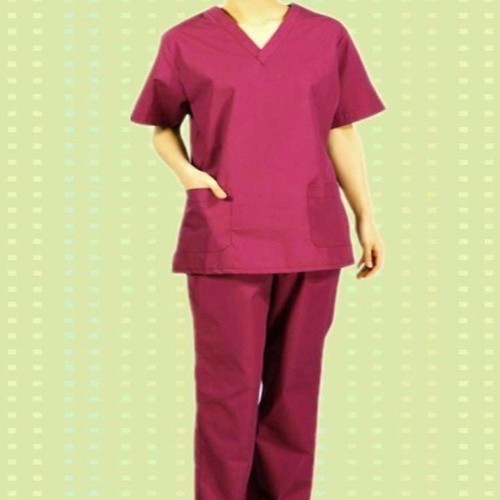 Mehroon Perfect Design Clinic Nurse Uniform