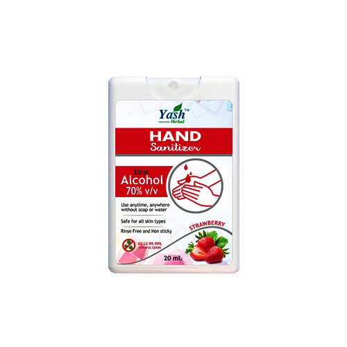 Pocket Hand Sanitizer 20 Ml Strawberry Shelf Life 24 Months at Best