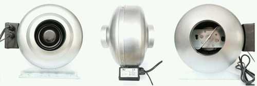 Circular Inline Fans 4 100mm Air Volume 150 Ft3min Cfm At Best