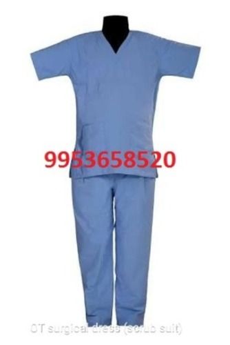 Light Blue Comfortable Hospital Patient Uniforom