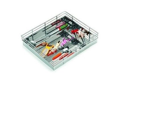 Silver Seat Cutlery Basket For Kitchen