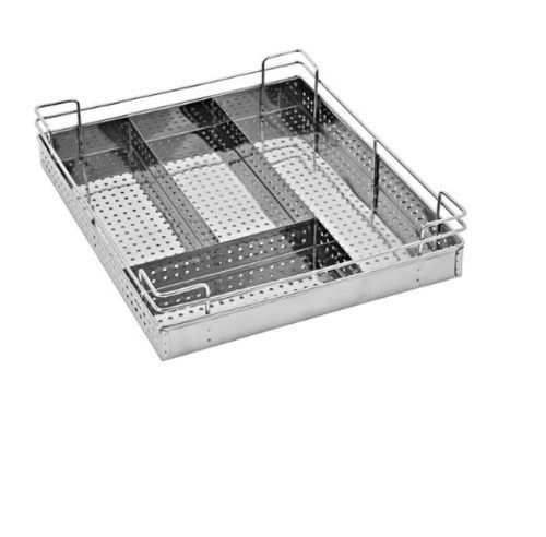 Silver Seat Cutlery Basket For Kitchen