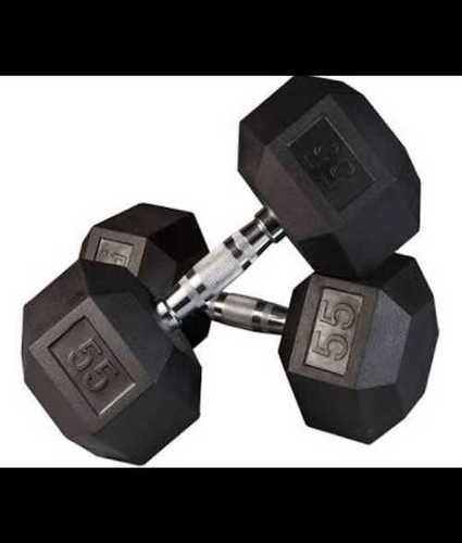 55 Kg Gym Dumbbell For Body Building Application: Gain Strength