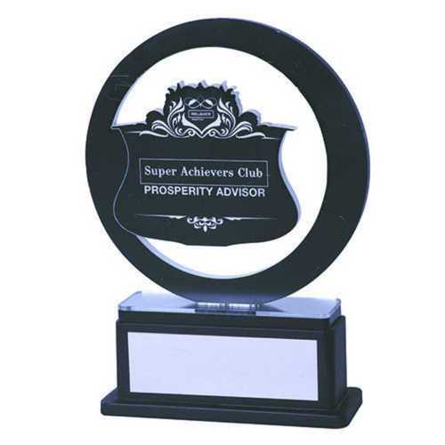 Various Colors Dial Shape Fiber Award Trophy