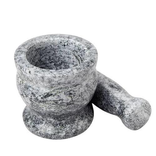 Black And White Kitchen Marble Stone Hand Grinder