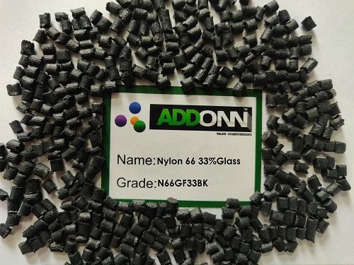 Nylon 66 Granules Glass Filled 10%-50% Black And Natural Density: 1.32 Gram Per Cubic Centimeter(G/Cm3)