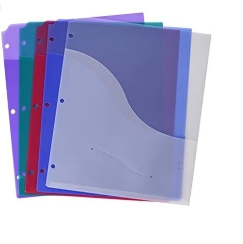 Polypropylene Multicolor Folder Files