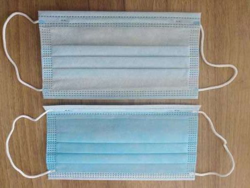 3 Ply Disposable Face Mask - Low Breathing Resistance, Earloop Secure, Comfortable Design | Plain Pattern, Disposable, Recyclable, Protects Against Viruses