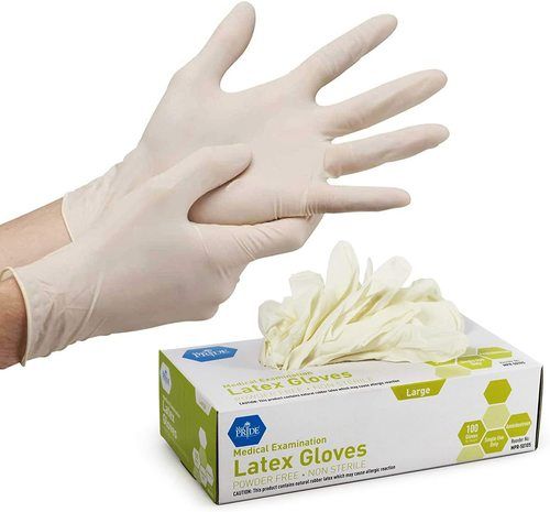 Natural White Skin Friendly Latex Gloves