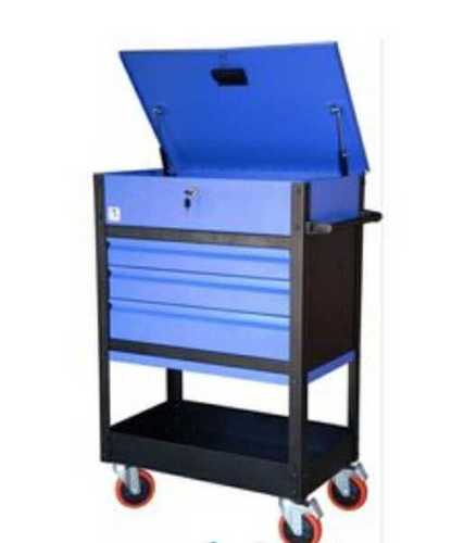 Black And Blue Tool Trolley Application: Industrial