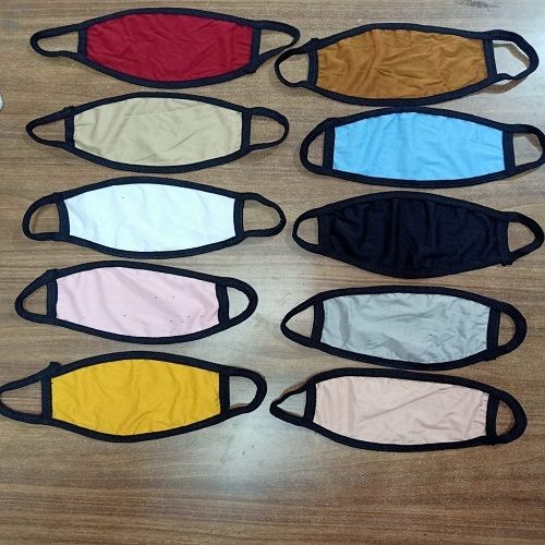 Colored Cotton Face Mask Gender: Unisex