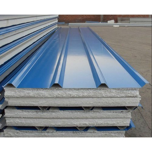 PUF Panel - Optimum Quality Insulated Material, Wide Thickness Range, Easy Installation for Roofing, Wall Cladding, Partitions, Walk On Ceilings, Prefabricated Shelters