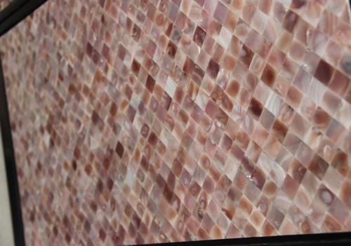 Pink Mother Of Pearl Mosaic Tiles MSW1010