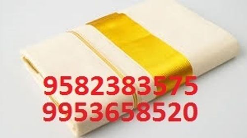 100% Cotton Kerala Mundu