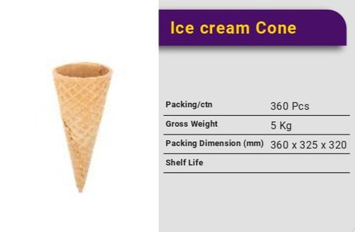 Crunchy Ice Cream Cone