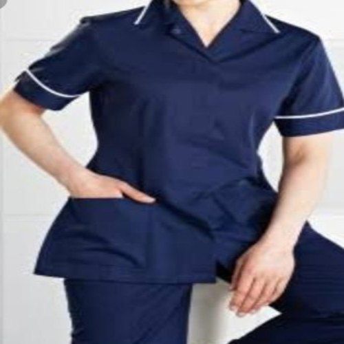 Desire Overseas Plain Blue Nurse Uniform, Size: M-XXL