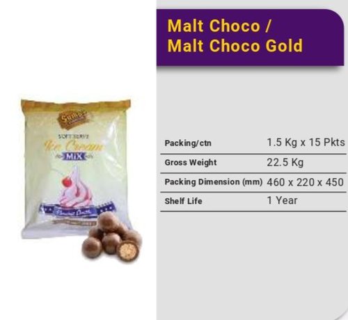 Malt Choco Or Malt Choco Gold Icecream Premix
