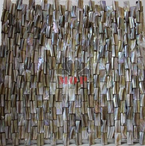 Heat Insulation Shell Mosaic Tiles On Mesh Fy-B018