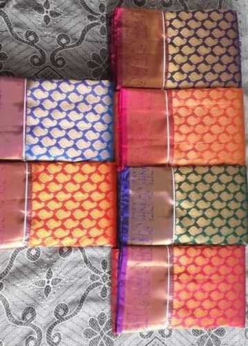 Multicolor Ladies Printed Handloom Sarees