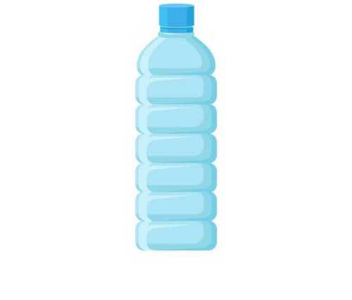 empty water bottle cartoon