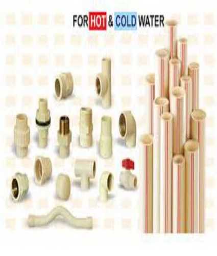 White Upvc Pipes For Hot And Cold Water