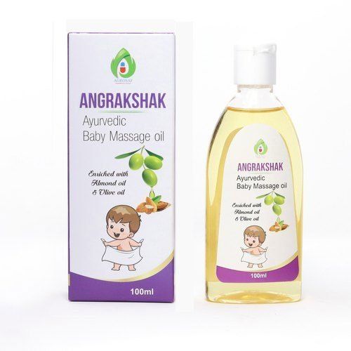 Agrosaf Pharmaceuticals Angrakshak Ayurvedic Baby Massage Oil 100ml