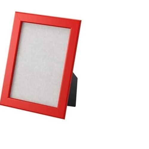 Decorative Red Picture Frames - Plastic, 12mm Thickness | Lightweight, Elegant Indian Design for Gifting, Table Top Mounting, Polished Finish