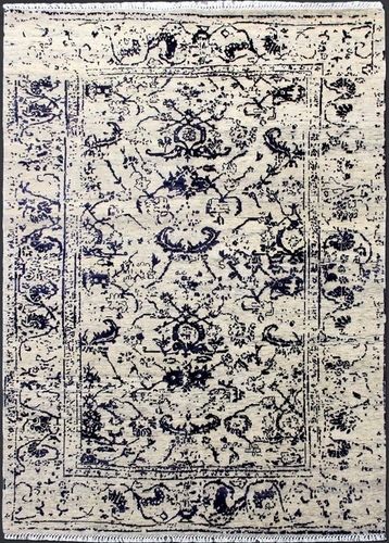 Persian Hand Knotted Carpet Rectangle Backing Material: None