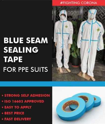 Ppe Suit Blue Corona Tapes Length: 50 Meter  Meter (M)