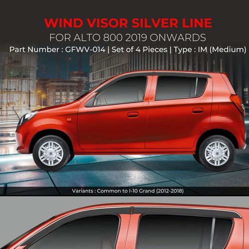 Car Rain Wind Door Visor for Maruti Suzuki Alto 800