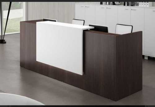 Brown Fine Finish Reception Table