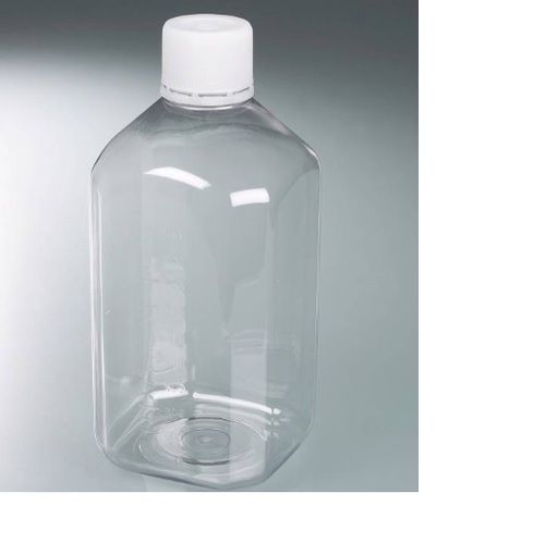 Disposable Sterile Bottle - Plastic, 100ml, 150ml, 500ml | Low Profile, Easy Grip Handle, Traditional Smooth Sides