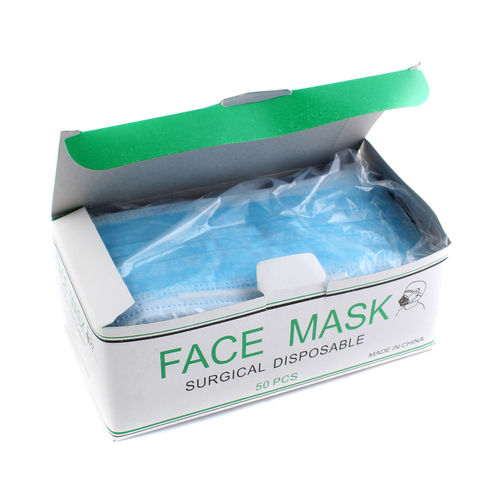 Blue Dust-Free Disposable Face Mask