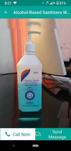 HDPE Hand Sanitizer Empty Bottle 500ml