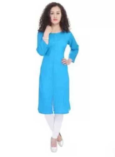 Ladies Plain Patterns Kurti