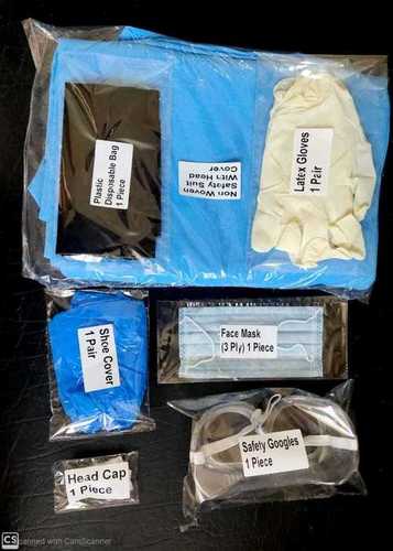 Skin Friendly Ppe Kit Equipment Materials: Non Woven Cloth