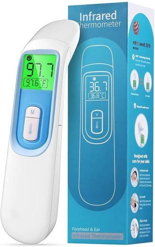 2020 Upgraded Adults Infrared Digital Ear Forehead Thermometer