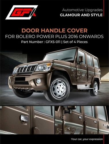 Car Chrome Door Handle Catch Cover for Mahindra Bolero Power Plus