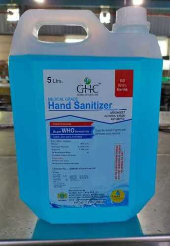 Liquid Blue Sanitizer 5 Ltr.