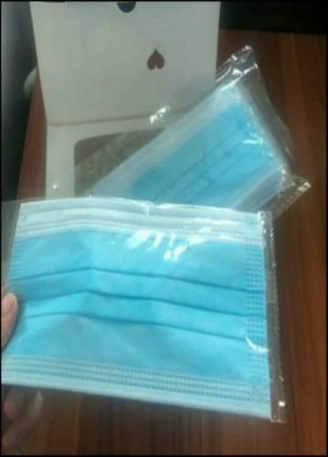 Blue And White Medical Disposable Face Mask