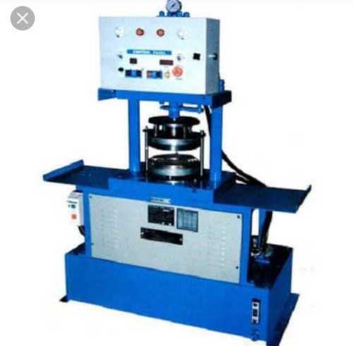 White And Blue Paper Plates Making Machine