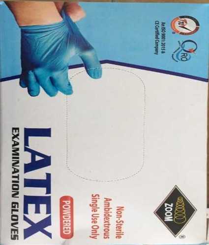 Latex Examination Gloves - Soft & Sensitive, Micro Rough Finish for Better Grip, Lightweight & Economical, Disposable Powder Free, Flexible Usage in Daily Life