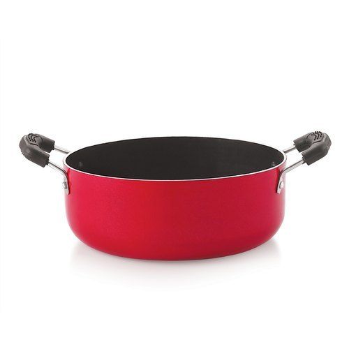 Metal Nirlon Casserole 3L Aluminum Nonstick Cooking Pot, Biryani Pans And Pots Kitchen Essential (Cs24Cm)